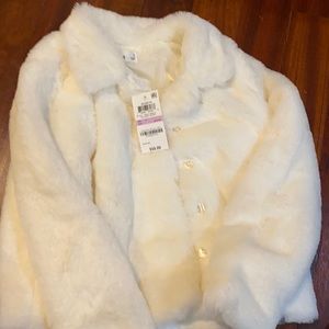 Ivory fur coat!